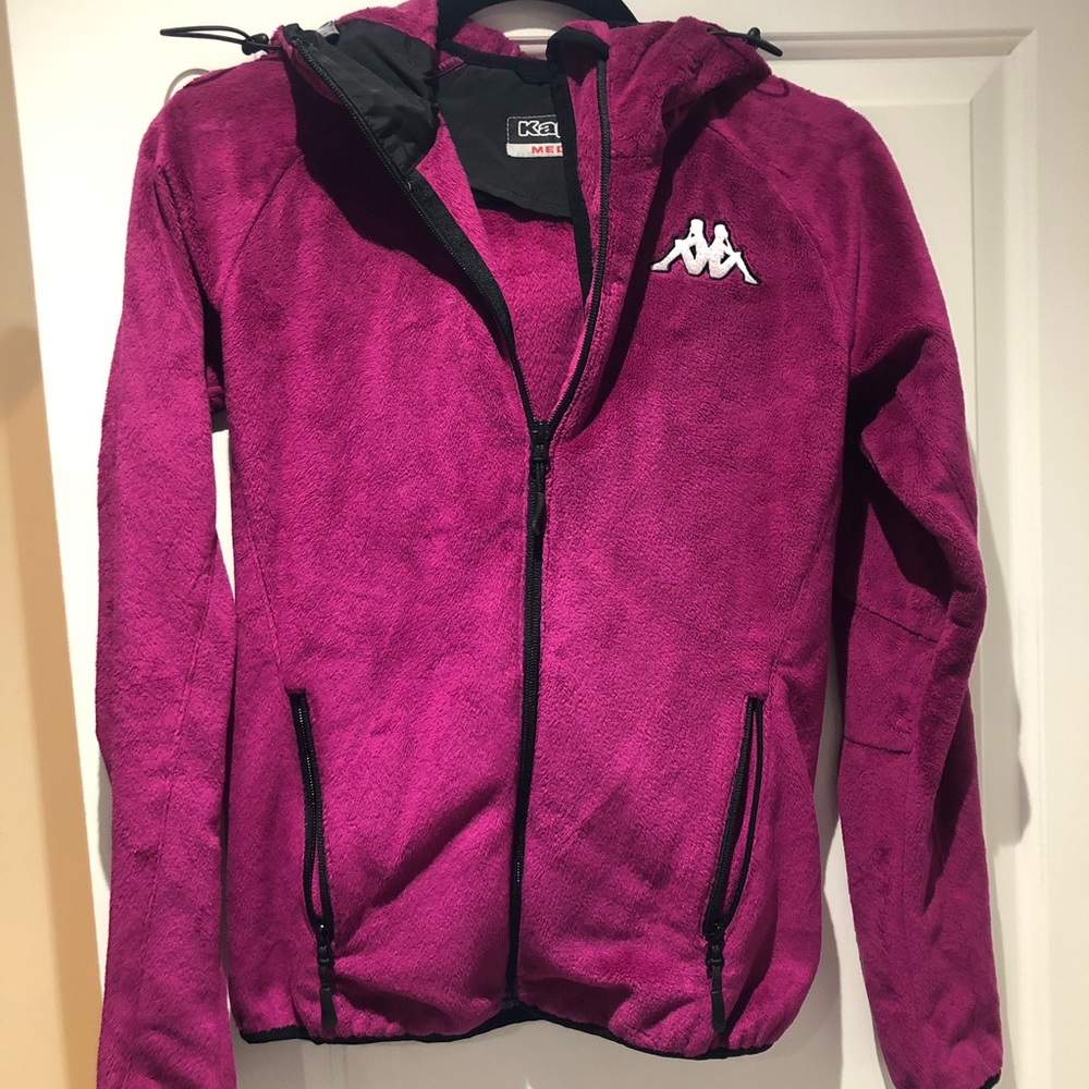 Kappa never worn fleece zip up size medium